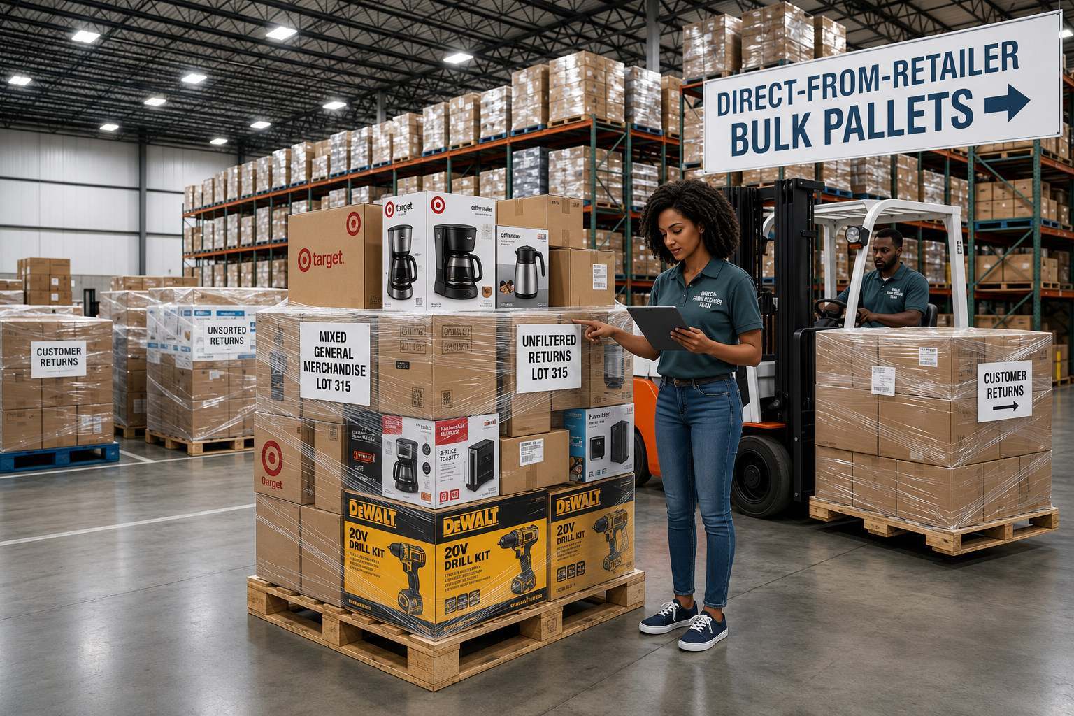 Sourcing Bulk Liquidation Pallets