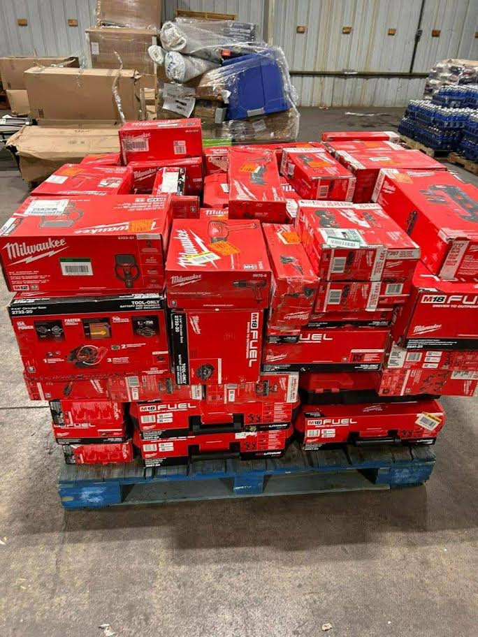 DeWalt and Milwaukee Power Tools Pallet | 2 Best Bulk Brands Wholesale Lot