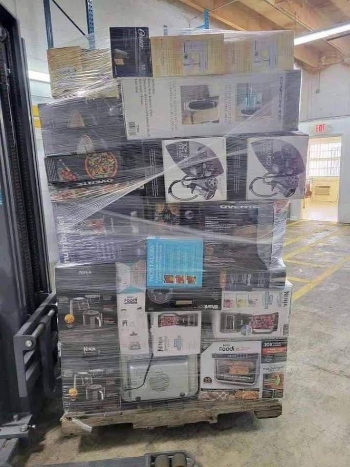 Unmanifested Kitchen Appliances Pallet | 1 Best Bulk Overstock Wholesale Lot