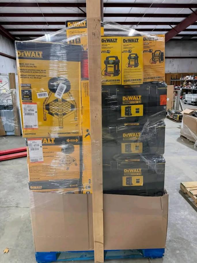 Power Tools with Battery & Charger Pallet | 55 Units Best Bulk Wholesale Lot