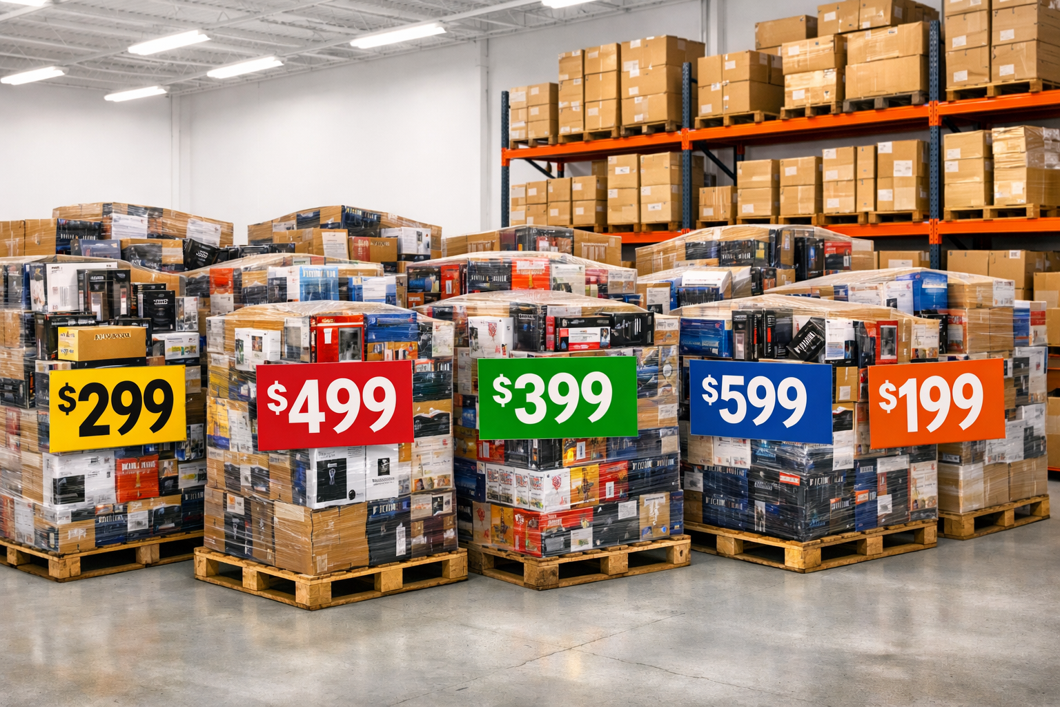 Wholesale Pricing Liquidation Pallets